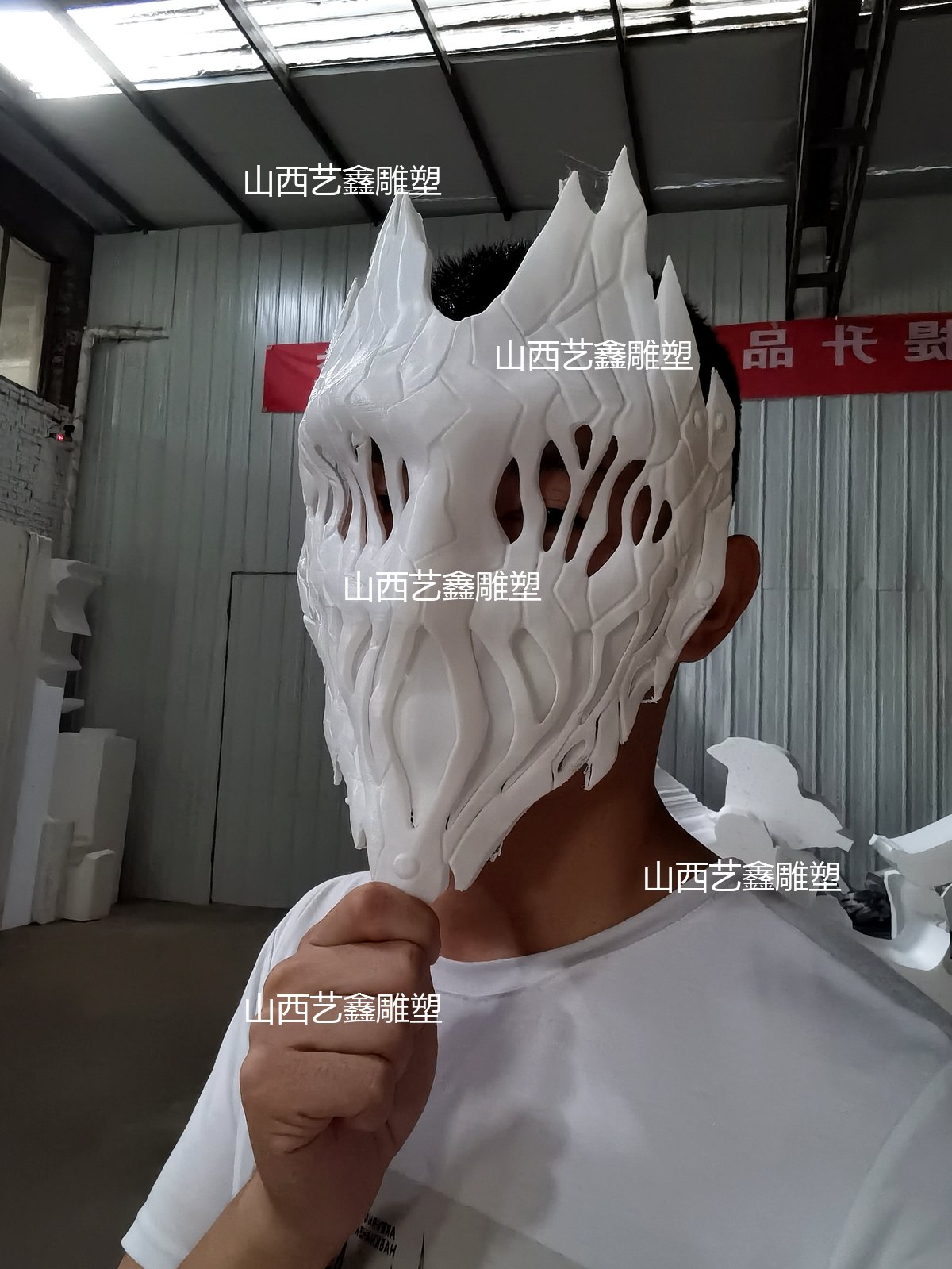 面具雕塑 戏剧脸谱